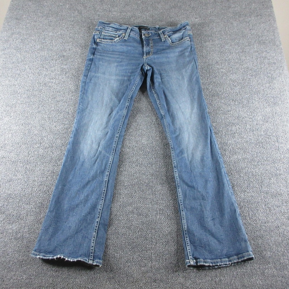 Silver Jeans Suki Slim Boot Jeans Womens 31x31 Blue Medium Wash Bootcut Denim
